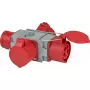 Verkkopistokesovitin Brennenstuhl 1081670 400V 32A harmaa punainen