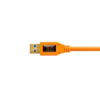 Tether Tools CU61RT15-ORG USB-kaapeli 4,6 m USB 3.2 Gen 1 Micro-USB B oranssi