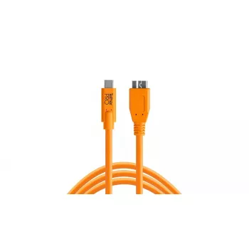Tether Tools CUC3315-ORG USB-kaapeli 4,6 m USB 3.2 Gen 1 Micro-USB B