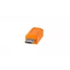 Tether Tools CUC2515-ORG USB-kaapeli 4,6 m USB-C Micro-USB B oranssi