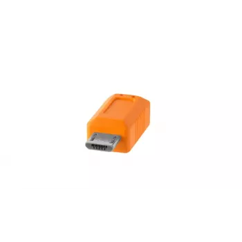 Tether Tools CUC2515-ORG USB-kaapeli 4,6 m USB-C Micro-USB B oranssi