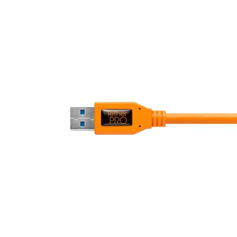 Tether Tools CU5454 USB-kaapeli 4,6 m USB 3.2 Gen 1 Micro-USB B oranssi