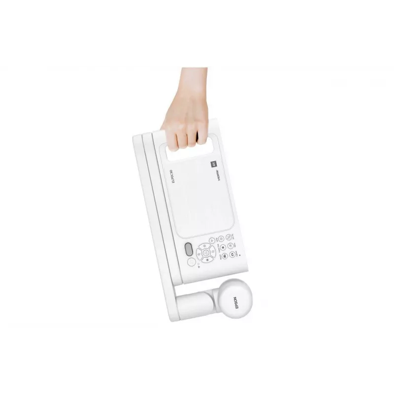 Epson ELPDC30 V12HB09080 dokumenttikamera, 4K UHD (3840 x 2160), 13 MP, 23x digitaalinen / 10x optinen zoom, CMOS, HDMI/USB/Wi-Fi, valkoinen