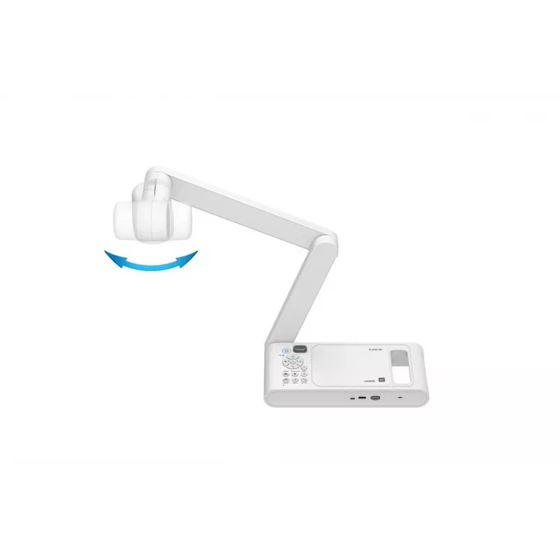 Epson ELPDC30 V12HB09080 dokumenttikamera, 4K UHD (3840 x 2160), 13 MP, 23x digitaalinen / 10x optinen zoom, CMOS, HDMI/USB/Wi-Fi, valkoinen