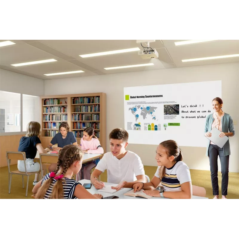 Epson ELPDC30 V12HB09080 dokumenttikamera, 4K UHD (3840 x 2160), 13 MP, 23x digitaalinen / 10x optinen zoom, CMOS, HDMI/USB/Wi-Fi, valkoinen