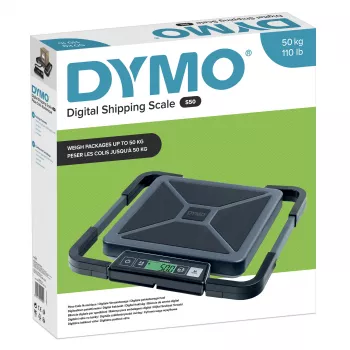 DYMO S50 digitaalinen lähetysvaaka | 50 kg kapasiteetti | USB/verkkovirta tai AAA-paristo