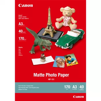 Canon MP-101 mattavalkokuvapaperi A3 - 40 arkkia, 170 g/m², A3 (297 x 420 mm), 40 arkkia