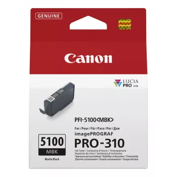 Canon PFI-5100 MBK värikasetti 1 kpl alkuperäinen mattamusta