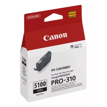 Canon PFI-5100 MBK värikasetti 1 kpl alkuperäinen mattamusta