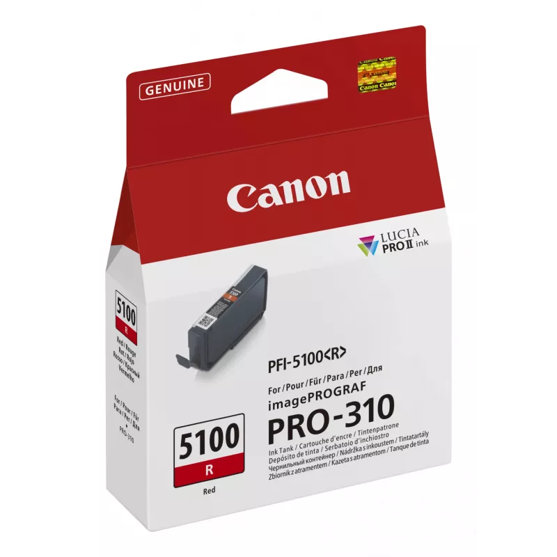 Canon PFI-5100 R värikasetti 1 kpl alkuperäinen punainen