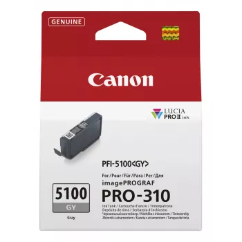 Canon PFI-5100 GY värikasetti 1 kpl alkuperäinen harmaa