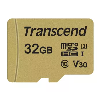 Flash-muisti Transcend 32 GB MicroSDHC UHS-I 500S