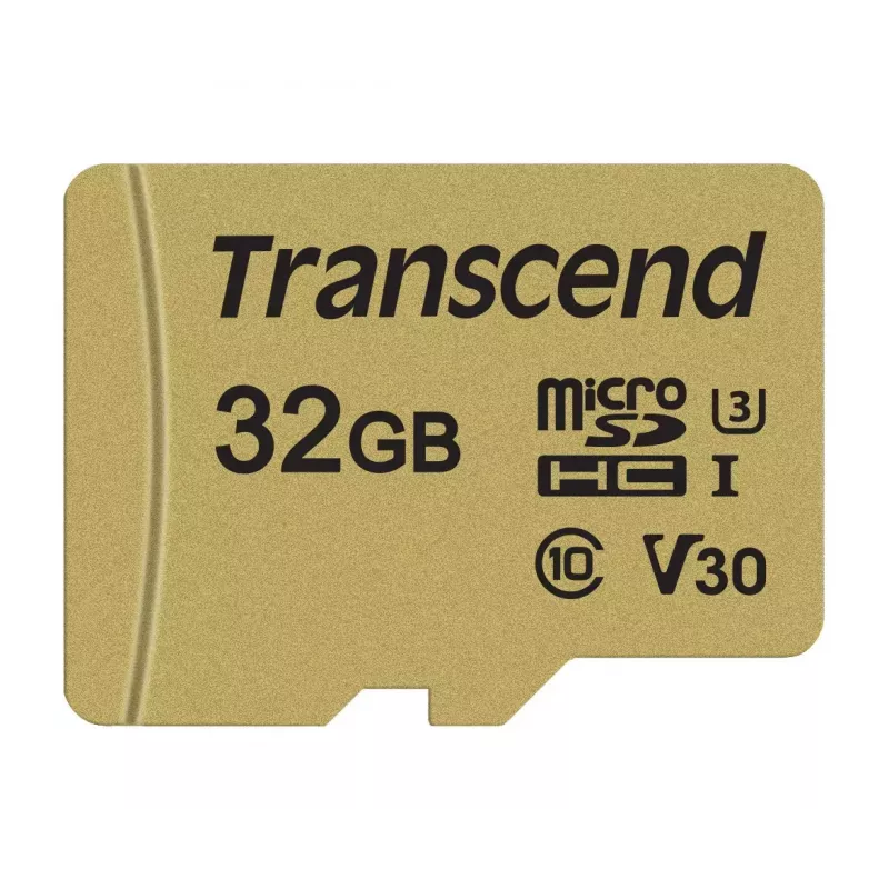 Flash-muisti Transcend 32 GB MicroSDHC UHS-I 500S