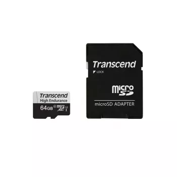 Flash-muisti Transcend 64GB MicroSDXC 350V