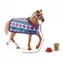 schleich HORSE CLUB Englannintäysiverinen loimen kanssa, hevostalli, hevoset, 5 vuotta, monivärinen, muovi