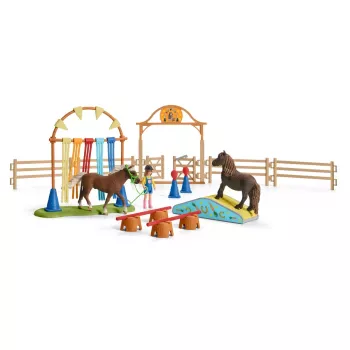 Ponin ketteryysharjoittelu Schleich 42481 monivärinen muovi 3-8 vuotta