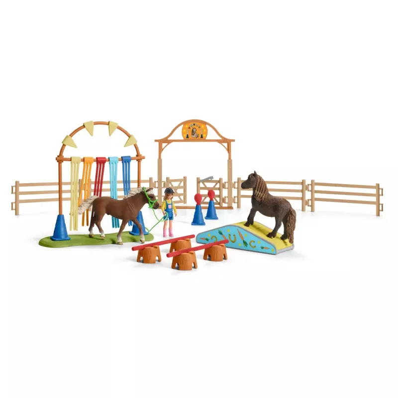 Ponin ketteryysharjoittelu Schleich 42481 monivärinen muovi 3-8 vuotta