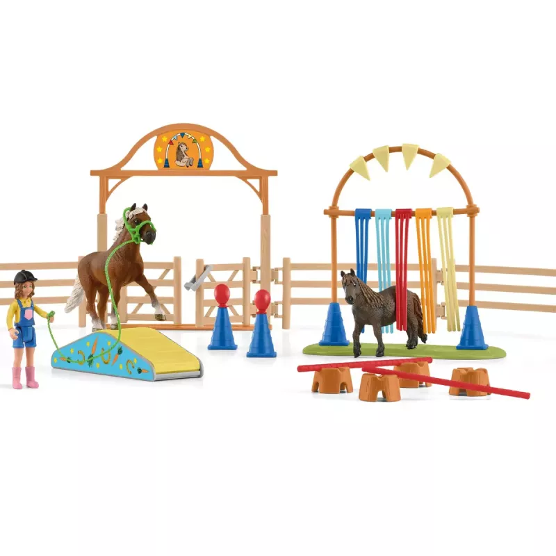 Ponin ketteryysharjoittelu Schleich 42481 monivärinen muovi 3-8 vuotta