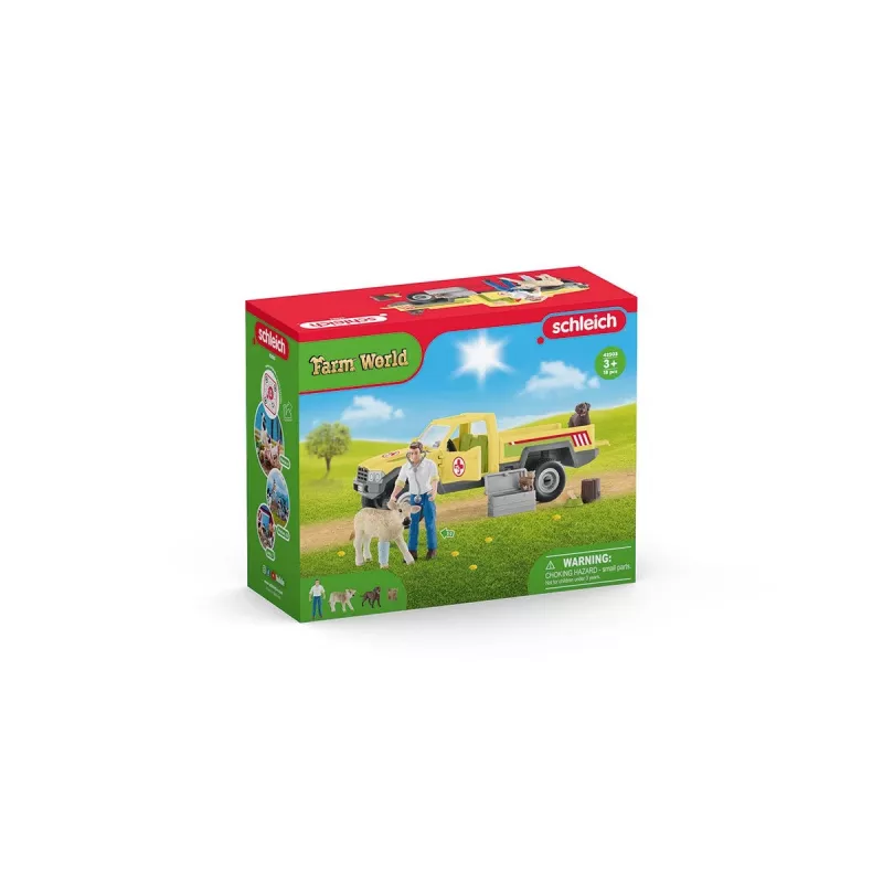Eläinlääkärikäynti maatilalla Schleich FARM WORLD 42503