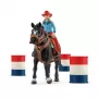 schleich Cowgirl Barrel Racing Fun, 3 vuotta, monivärinen