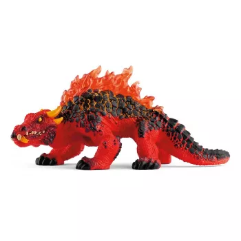 schleich ELDRADOR CREATURES Magma-lisko, 7 vuotta, laavamaailma, hirviöt ja lohikäärmeet, musta, punainen, muovi