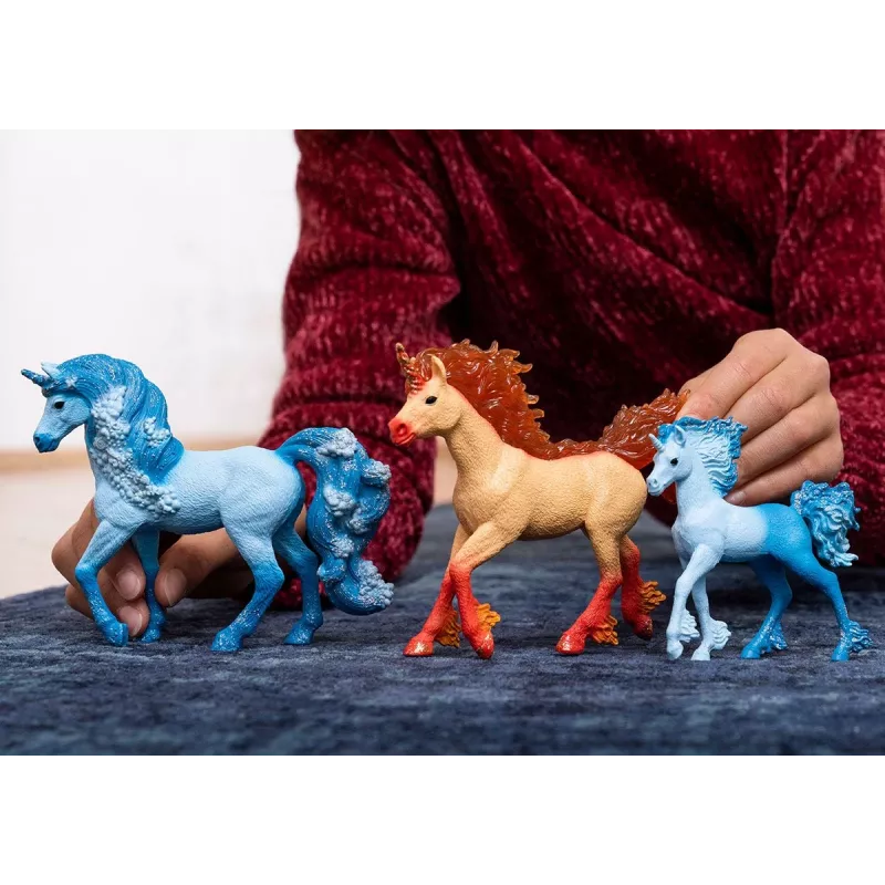 Lelu Schleich BAYALA Elementa tuli-yksisarvinen ori oranssi 70756S