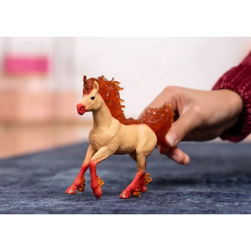 Lelu Schleich BAYALA Elementa tuli-yksisarvinen ori oranssi 70756S
