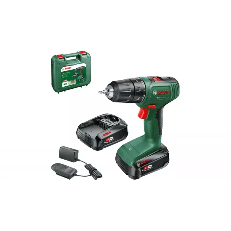 Bosch EasyDrill 18V-40 1630 kierr./min pikaistukka 1,3 kg musta, vihreä