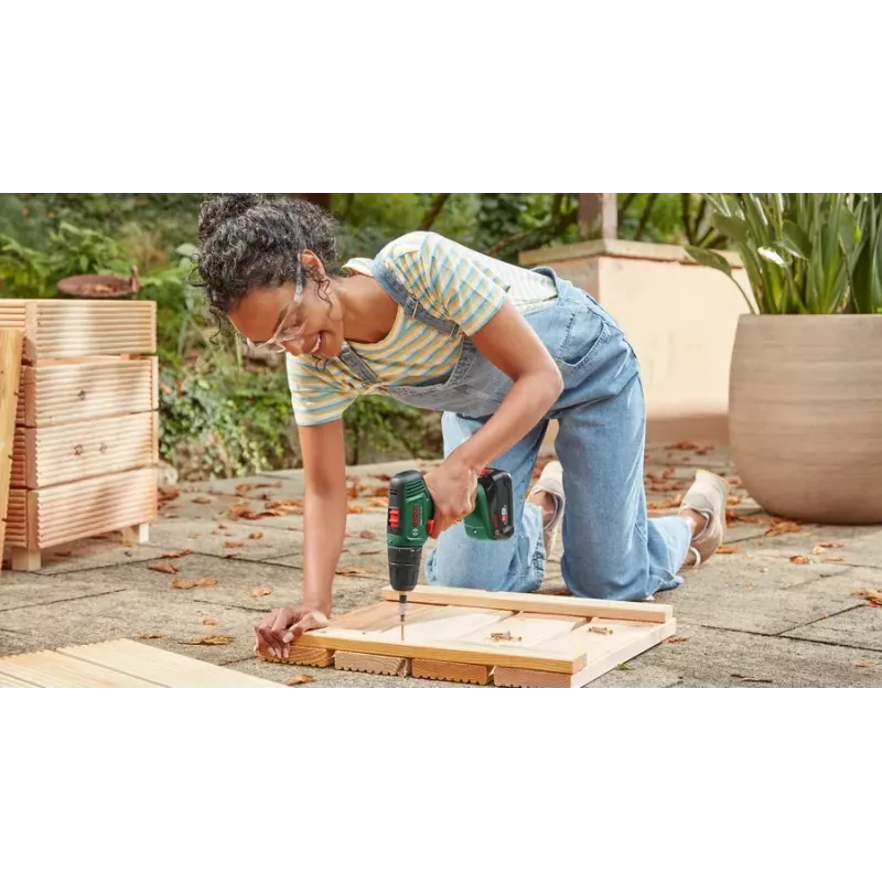 Bosch EasyDrill 18V-40 1630 kierr./min pikaistukka 1,3 kg musta, vihreä