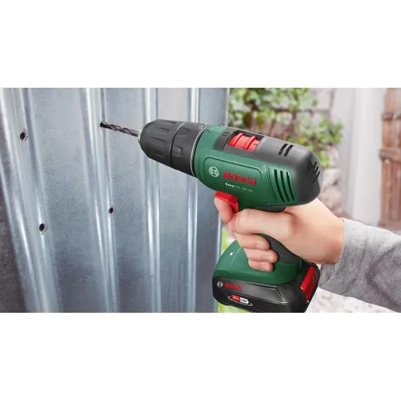 Bosch EasyDrill 18V-40 1630 kierr./min pikaistukka 1,3 kg musta, vihreä