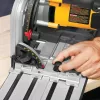 DeWALT DWS520KTR-QS upotussaha, setti, 1300 W, 165 mm, ohjainkiskolla, T STAK-Box VI, keltainen/musta