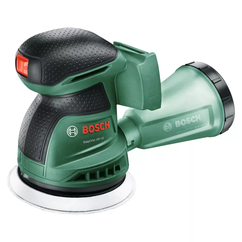 Bosch EasyOrbit 18V-10 (runko), epäkeskohiomakone, musta, vihreä, muovi, Saksa, 23000 kierr./min, 1 mm