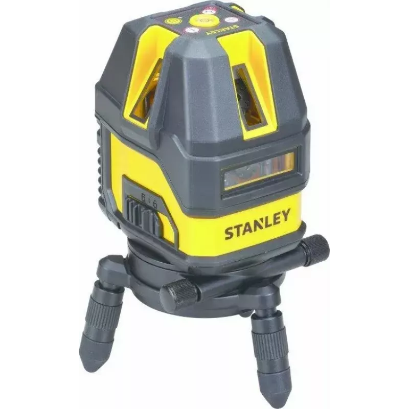 STANLEY Multi-Line STHT77514-1 laservaaitustyökalu — punainen laser, 4 pysty- ja 1 vaakaviiva