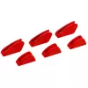 Varaosa putkipihteihin Knipex 86 09 250 V01 punainen muovi 6 kpl