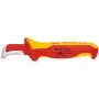Kiinteä veitsi Knipex 009855 metallinen punainen keltainen