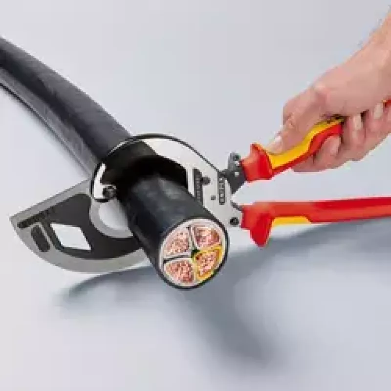Knipex 95 36 320 kaapelinleikkuri, 320 mm, mustattu
