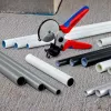 Knipex 90 25 25 putkileikkuri komposiitti- ja muoviputkille