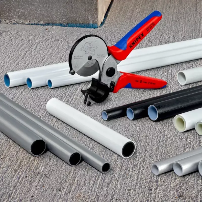 Knipex 90 25 25 putkileikkuri komposiitti- ja muoviputkille