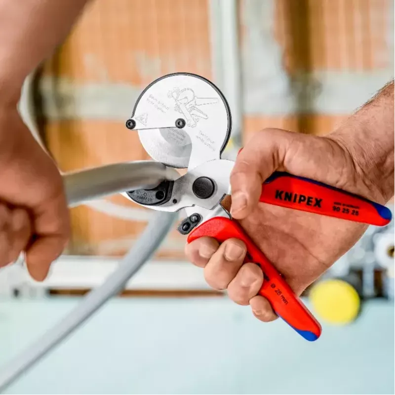 Knipex 90 25 25 putkileikkuri komposiitti- ja muoviputkille