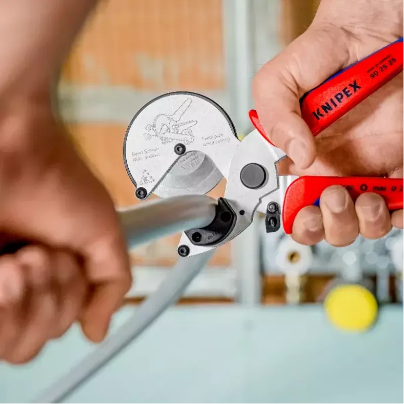 Knipex 90 25 25 putkileikkuri komposiitti- ja muoviputkille