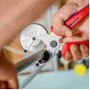 Knipex 90 25 25 putkileikkuri komposiitti- ja muoviputkille