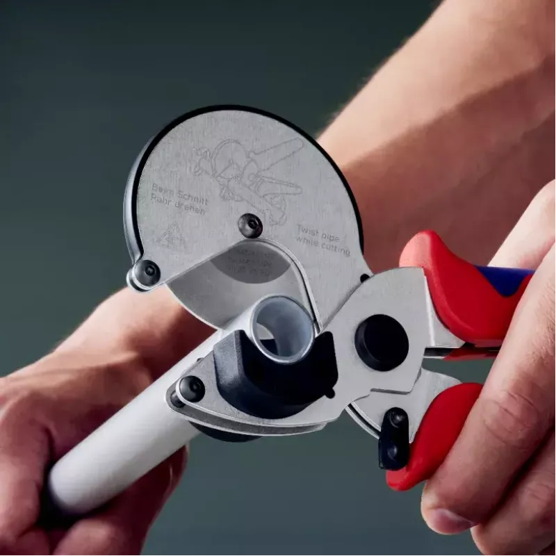 Knipex 90 25 25 putkileikkuri komposiitti- ja muoviputkille