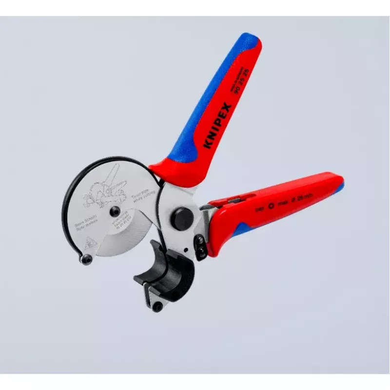 Knipex 90 25 25 putkileikkuri komposiitti- ja muoviputkille