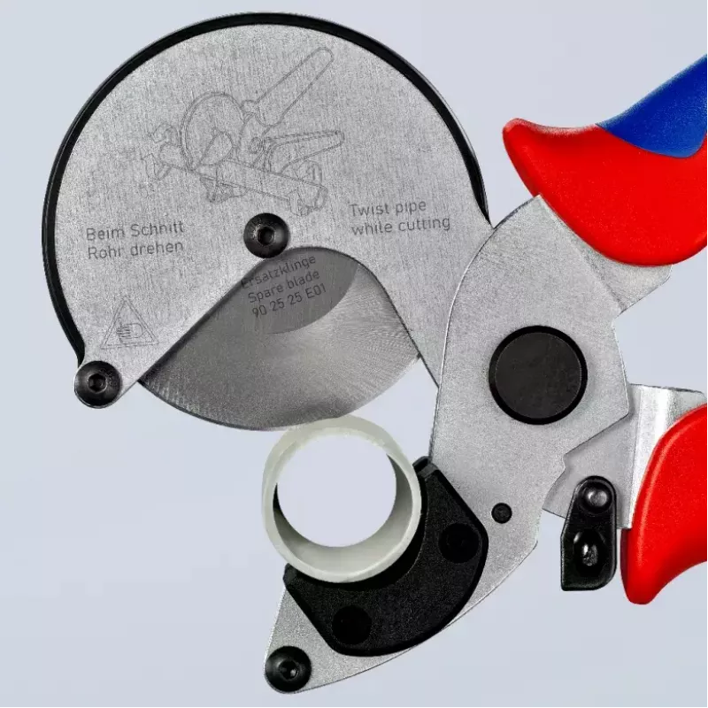 Knipex 90 25 25 putkileikkuri komposiitti- ja muoviputkille