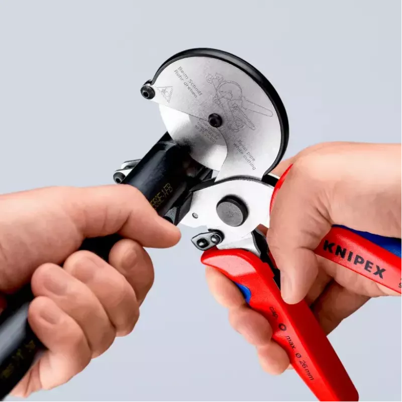 Knipex 90 25 25 putkileikkuri komposiitti- ja muoviputkille