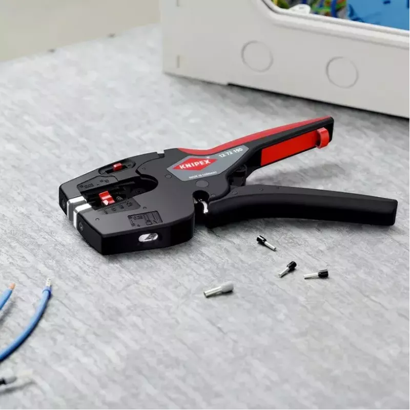Knipex 12 72 190 pihti teräs muovikahva musta punainen 190 mm