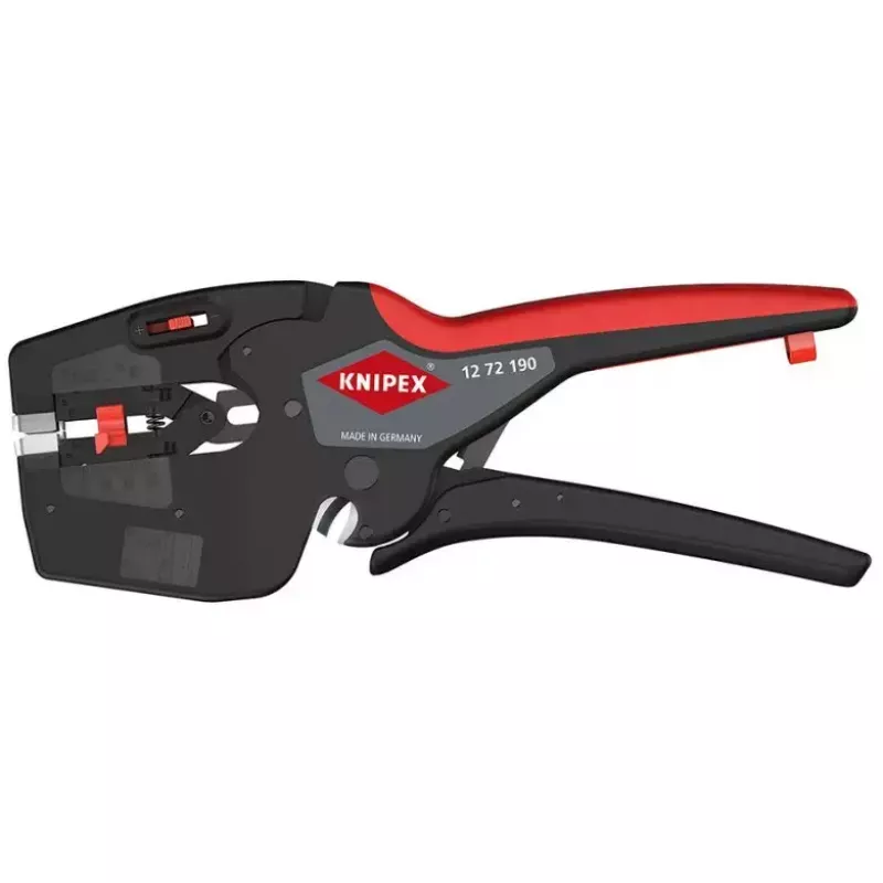 Knipex 12 72 190 pihti teräs muovikahva musta punainen 190 mm