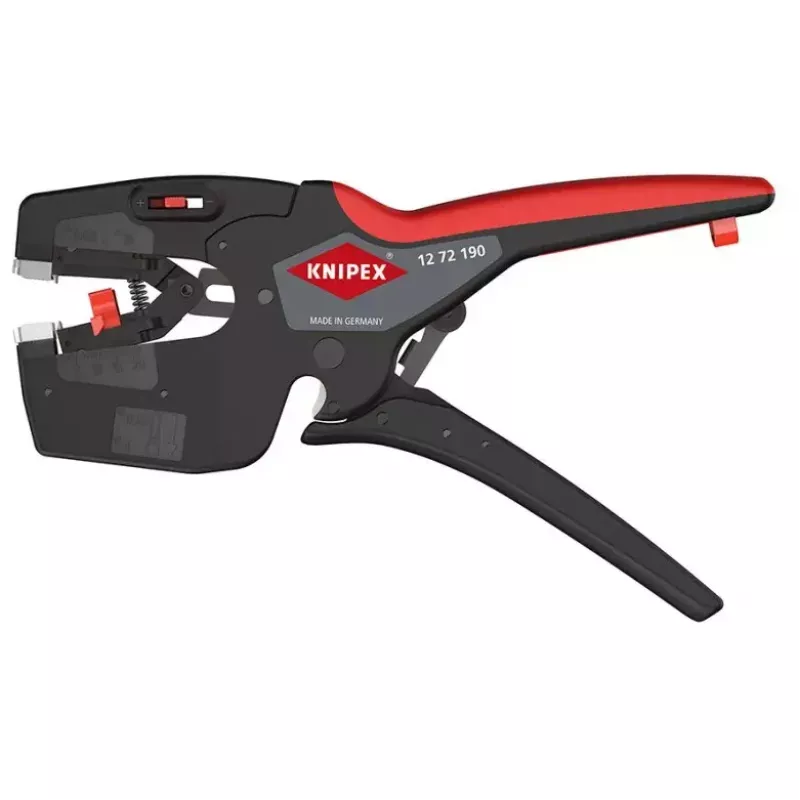 Knipex 12 72 190 pihti teräs muovikahva musta punainen 190 mm