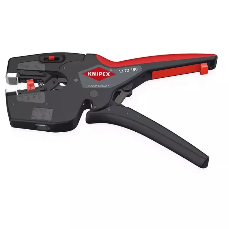 Knipex 12 72 190 pihti teräs muovikahva musta punainen 190 mm