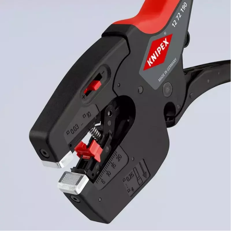 Knipex 12 72 190 pihti teräs muovikahva musta punainen 190 mm